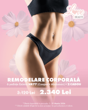 REMODELARE CORPORALĂ 6 şedințe Eximia HR77 (Coapse sau Abdomen) + 2 CADOU