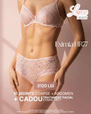 Eximia HR77 – 10 ședințe coapse + abdomen + cadou tratament facial